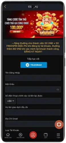 Đăng ký TUT88